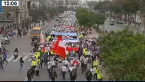 La Marcha por la Paz también fue convocada a inicios del 2023 / Video: Canal N