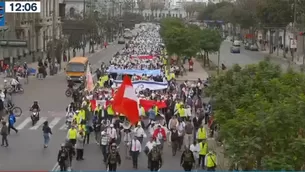 La Marcha por la Paz también fue convocada a inicios del 2023 / Video: Canal N