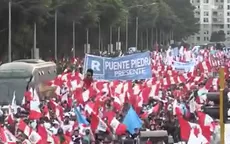 Marcha por la Vacancia Presidencial llegó hasta exteriores de Palacio de Justicia - Noticias de rafael-lopez-aliaga