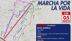 Marcha por la Vida. Foto: Municipalidad de Lima