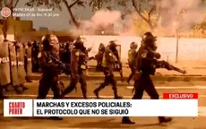 Marchas y excesos policiales: El protocolo que no se siguió - Noticias de protocolos
