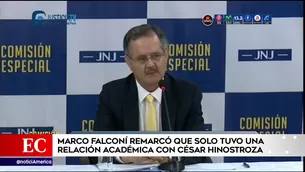 Marco Falconí, miembro electo de la JNJ. América Noticias