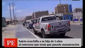 Agresor permanece en la comisaría. Foto: captura de TV