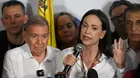 María Corina Machado denuncia violencia y represión del régimen de Nicolás Maduro