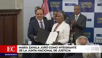 María Zavala juró como miembro de la JNJ. América Noticias