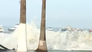 Oleaje. Video: Canal N