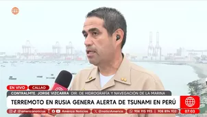 Marina alerta que olas del tsunami llegarían hasta 2.31 metros. Foto y video: América Noticias
