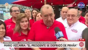 Mario Vizcarra califica de "piraña" a Jerí por reunión en chifa/ América Noticias