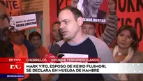 Mark Vito en huelga de hambre. América Noticias