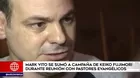 Mark Vito se sumó a la campaña de Keiko Fujimori durante reunión con pastores evangélicos