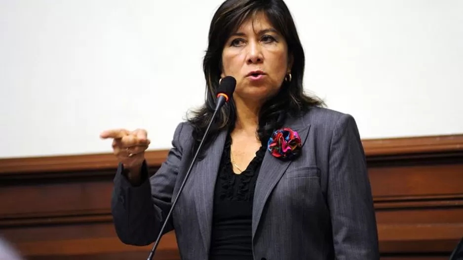 Martha Ch&aacute;vez neg&oacute; que la posici&oacute;n de Keiko Fujimori respecto a la CVR tenga fines electorales /Foto: Congreso