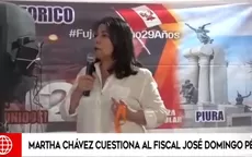 Martha Chávez sobre fiscal Pérez: Solo un loco podría pretender desafiar al TC - Noticias de martha-chavez