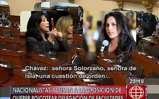 Martha Chávez llamó señora de Isla a la congresista Ana María Solórzano  - Noticias de rene-chavez
