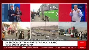 Martín Ojeda: Transporte golpeado por extorsión y sin respuestas. Foto y video: AN