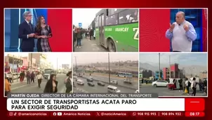 Martín Ojeda: Transporte golpeado por extorsión y sin respuestas. Foto y video: AN