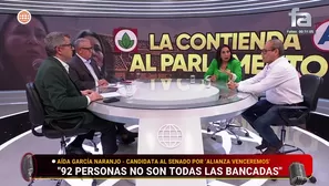 Martín Salas y Aída García Naranjo se enfrentan por leyes “procrimen” y la inseguridad en La Libertad. Video: América Televisión