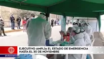 Se amplía el estado de emergencia por COVID-19.