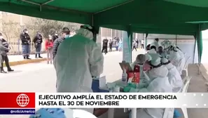 Se amplía el estado de emergencia por COVID-19.