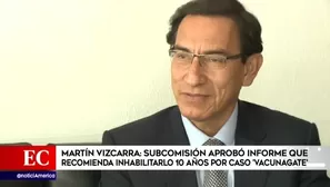 Martín Vizcarra, expresidente de la república. América Noticias