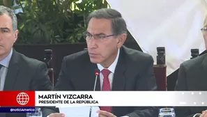 Martín Vizcarra, hizo un llamado a la unidad. Foto: América Noticias