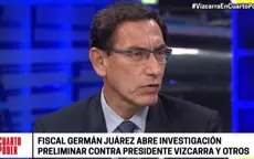 Fiscal Juárez Atoche abrió investigación preliminar contra Martín Vizcarra - Noticias de moquegua