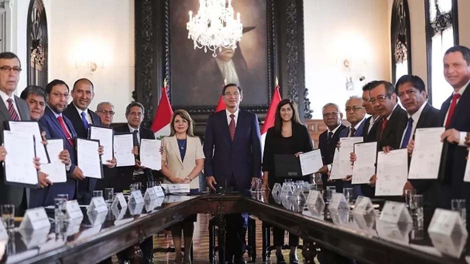 Martín Vizcarra se refirió a la salud en el país. Foto: Andina