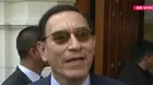 Martín Vizcarra: La justicia debe basarse en hechos y no dichos