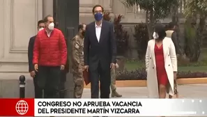 Vacancia presidencial: Congreso votó en contra de destituir a Martín Vizcarra. Foto: América