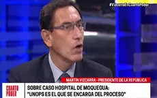 Martín Vizcarra: "No recibí ningún soborno por ninguna obra de Moquegua ni en el Perú ni en el mundo" - Noticias de moquegua