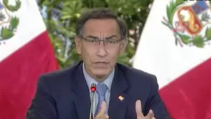 Martín Vizcarra. Foto y Video: Canal N