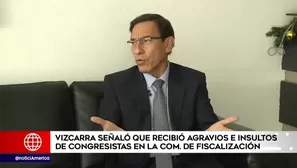 Martín Vizcarra, expresidente. América Noticias