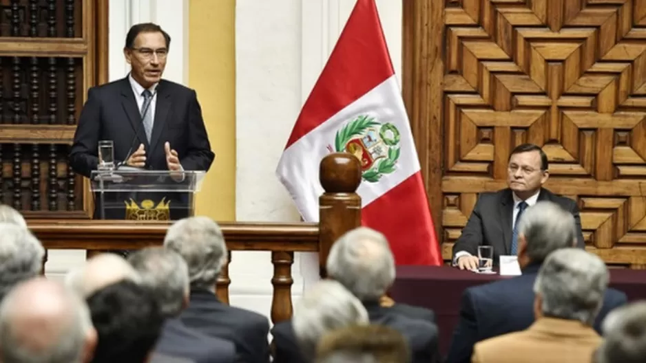 Martín Vizcarra, presidente de la República. Foto: Andina