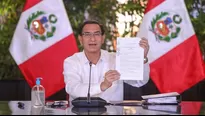 Martín Vizcarra, presidente de la república. Video: Canal N / Foto: Presidencia