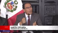 Vizcarra resaltó la promulgación de una ley que beneficiará a los agricultores. Foto: captura de TV