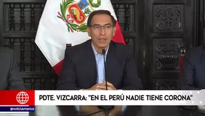 Martín Vizcarra se pronunció sobre la negativa del pedido de asilo de Alan García. Foto: captura de TV