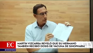 Martín Vizcarra, expresidente. América Noticias