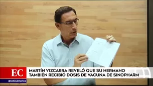 Martín Vizcarra, expresidente. América Noticias