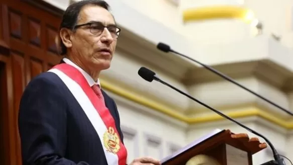 Martín Vizcarra, presidente de la República Foto: Andina