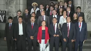 Martín Vizcarra con representantes de partidos políticos. Foto referencial: Prensa Presidencia