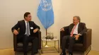 Martín Vizcarra se reunió con Antonio Guterres y participó en citas de la ONU