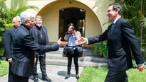 Vizcarra Cornejo fue recibido en la sede del Episcopado. Foto: CEP