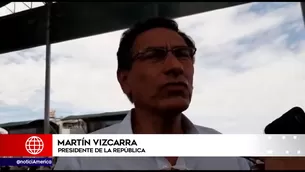 Martín Vizcarra, presidente de la república. América Noticias