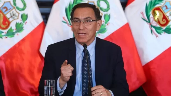 Martín Vizcarra, presidente de la República Foto: Andina