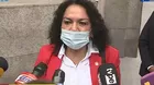 Mary Acuña no descarta pedido de vacancia: "Se va a ver en su momento y tomaremos decisiones"