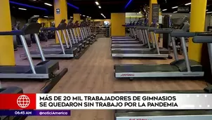 Gimnasios a la espera. Foto: América Noticias