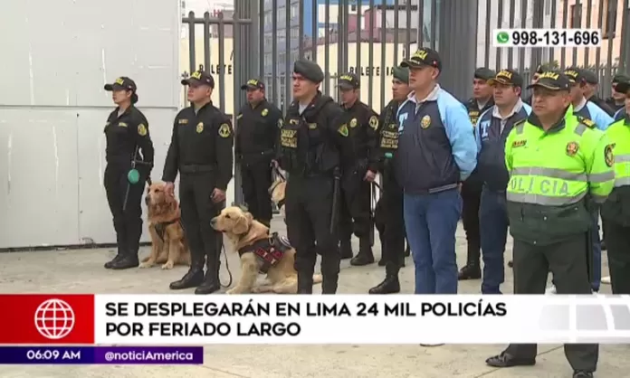 Más De 24 Mil Policías Brindarán Seguridad Por Feriado Largo 2613