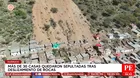 Más de 30 casas fueron sepultadas tras deslizamiento en Huánuco