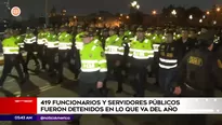 Más de 400 funcionarios detenidos en lo que va del año. Foto y video: América Noticias