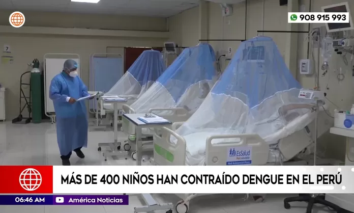 Minsa: Más de 400 niños han contraído dengue en el Perú