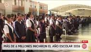 Más de 6 millones de alumnos iniciaron el año escolar 2026